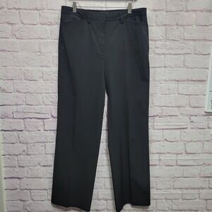 Cambio New Susan Black Trousers Womens Sz 14 Straight Leg Office Minimalist Gorp